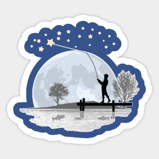 Star Fishing Sticker